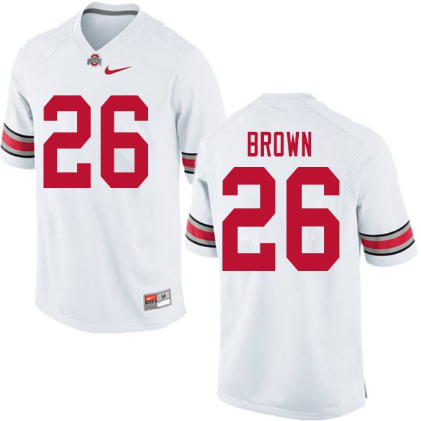 Ohio State Buckeyes #26 Cameron Brown Men Official Jersey White